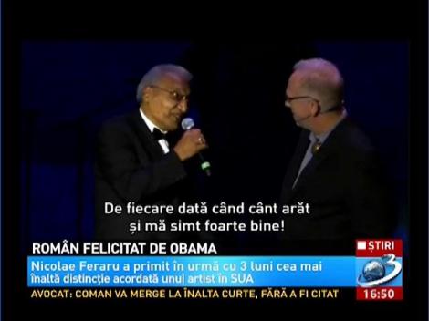 Un român a fost felicitat de Barack Obama