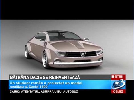 Batrana Dacie se reinventeaza. Dacia 1300, restilizata de un student roman