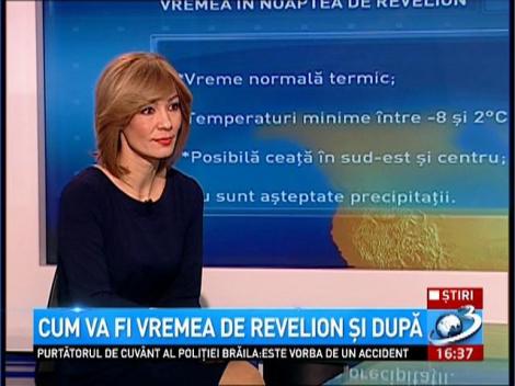 Cum va fi vremea de Revelion şi după