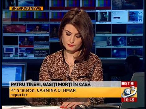 Patru tineri au fost găsiţi morţi într-o vilă din Olteniţa