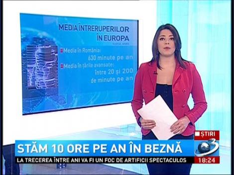 Cât au stat românii în beznă anul acesta, din cauza penelor de curent