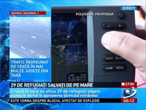 Refugiaţi salvaţi de pe mare