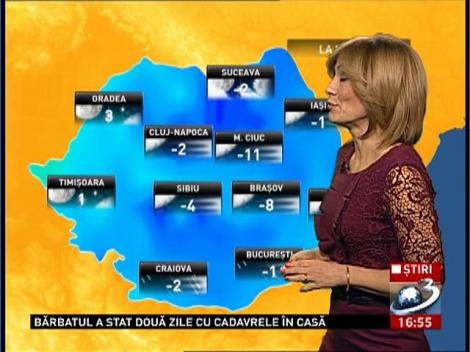 Ceaţa densă persistă în zonele din sudul ţării