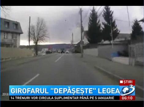 Girofarul "depăşeşte" legea