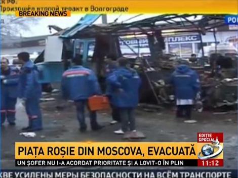 Piaţa Roşie din Moscova a fost evacuată
