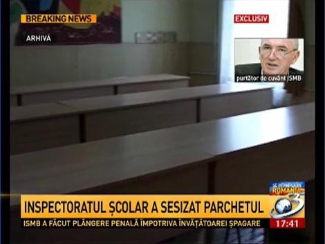 Plângere penală pentru învăţătoarea şpăgară