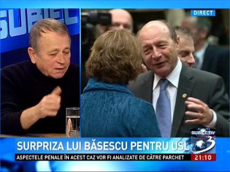Costin Georgescu: Înţeleg că domnul Băsescu are ceva cu USL-ul, dar nu înţeleg ce are cu poporul român!