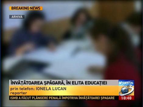 Învăţătoarea şpăgară, în elita educaţiei