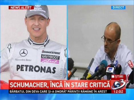 Schumacher, încă în stare critică
