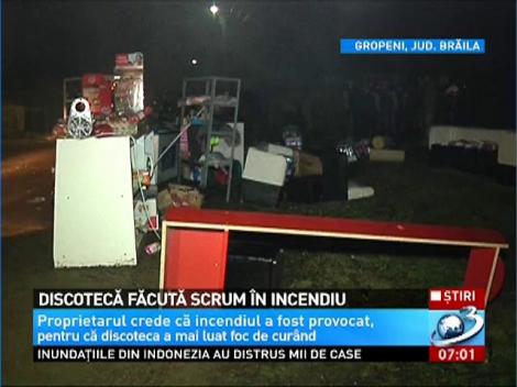 Discotecă făcută scrum