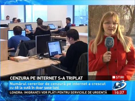 Cenzura pe internet s-a triplat