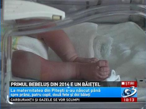 Primul bebeluş din 2014 este un băieţel
