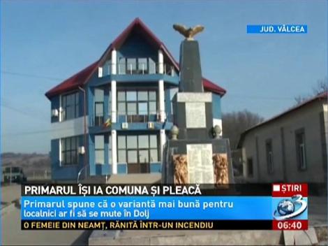 Primarul îşi ia comuna şi pleacă