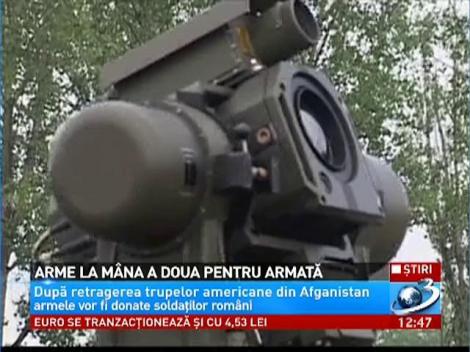 Arme la mâna a doua pentru armată