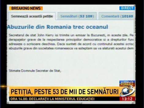 Adrian Ursu, despre cea mai semnata petitie din Romania