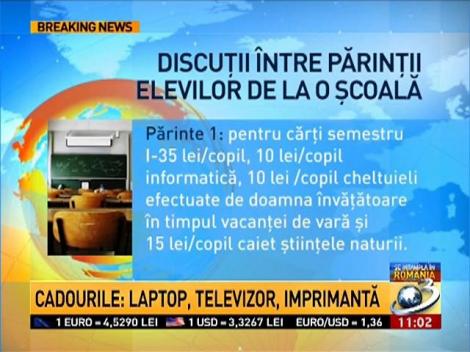 Cadourile pentru profesori: Laptop, televizor, imprimanta
