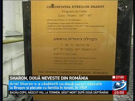 Ariel Sharon, doua neveste din Romania