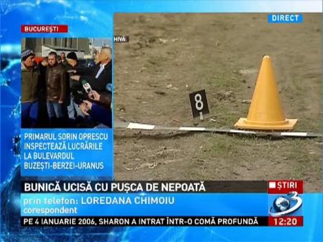 Bunica ucisa de nepoata. Batrana a fost impuscata