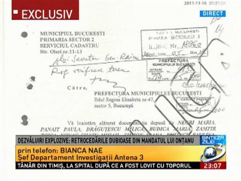 Dezvaluiri explozive: Retrocedarile dubioase din mandatul lui Ontanu