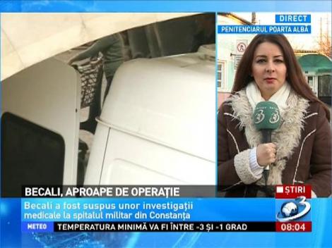 Operaţia de hernie de disc ar putea să îl salveze pe Becali de închisoare