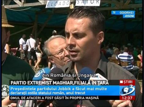 Partidul extremist Jobbik şi-a deschis o filială la Odorheiu Secuiesc