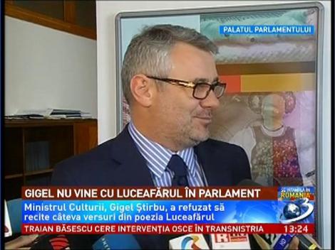 Ministrul Culturii a refuzat să recite din Luceafărul