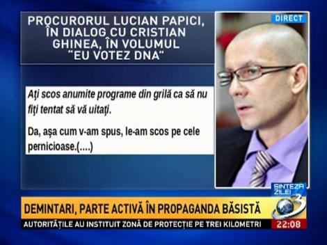 Demnitari, parte activă în propaganda băsistă