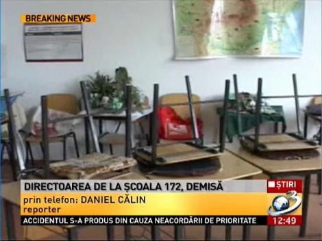 Directoarea şcolii 172 a fost demisă