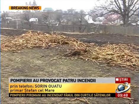 Doi pompierii au provocat 4 incendii. Motivul este unul halucinant