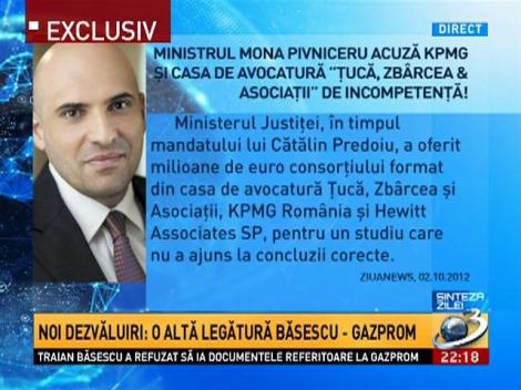 Sintza Zilei: Noi dezvăluiri! O altă legătură Băsescu - GAZPROM
