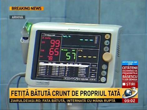 Fetita batuta crunt de propriul tata