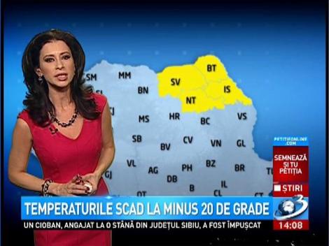 Iarna își intră în drepturi de la sfârșitul săptămânii