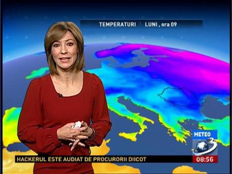 Prognoza meteo pentru următoarele 3 zile!