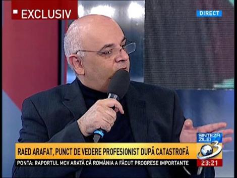 Raed Arafat: Dacă eram în România aş fi sunat la 112!