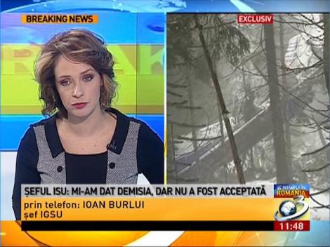 Şeful ISU: Mi-am dat demisia, dar nu a fost acceptată