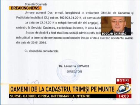 Coordonatele, necunoscute după 2 zile de la accident. Oameni de la cadastru, trimişi pe munte