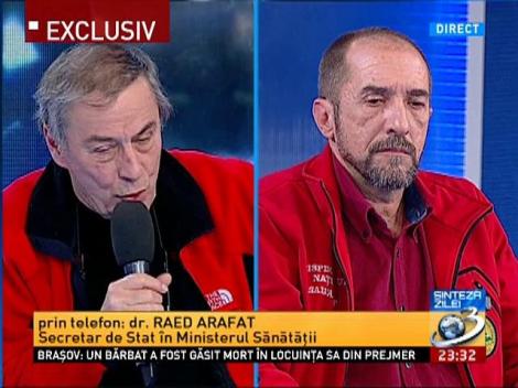 Sinteza Zilei: Reacţia lui Raed Arafat cu privire la acuzaţiile lui Mircea Opriş