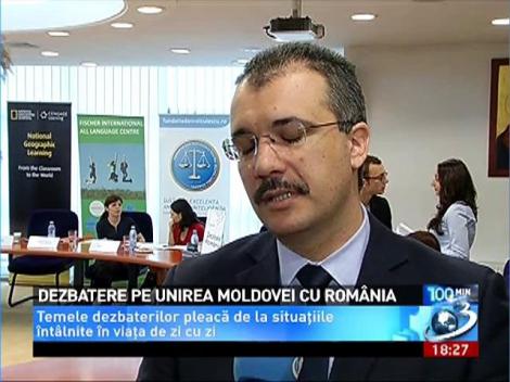 Dezbatere pe unirea Moldovei cu România