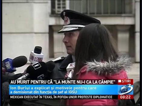 Au murit pentru ca "la munte nu-i ca la campie"