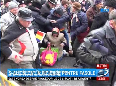 Bătaie la Iaşi pentru o porţie de fasole cu cârnaţi
