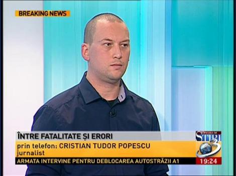 Cristian Tudor Popescu, despre tragedia din muntii Apuseni