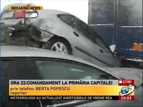 Sute de oameni, blocati in zapada