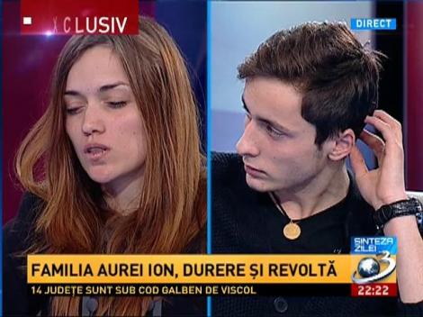 Fratele și sora Aureliei Ion: Probabil că ar fi supraviețuit dacă s-ar fi intervenit mai repede