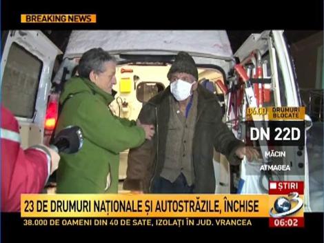 Sanatoriul din Moroieni a rămas în beznă din cauza vremii. Pacienții au fost transferați la spitalul din Târgoviște cu greu