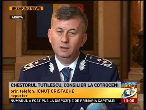 Chestorul Tutilescu, consilier la Cotroceni