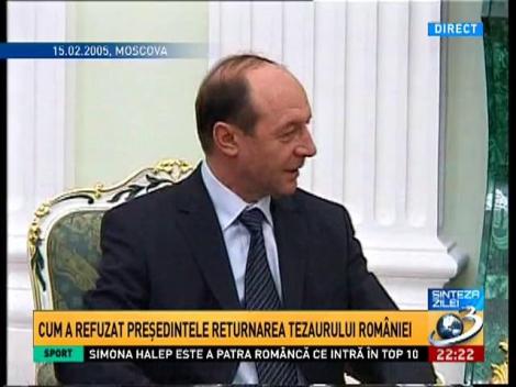 Basescu, despre Rusia si tazaurul Romaniei, in 2005
