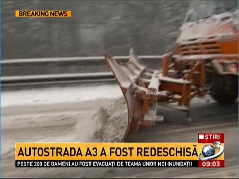 Autostrada A3 a fost redeschisă