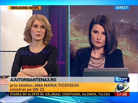 Sinistrați pe DN 22