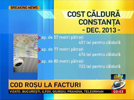 Daily Income: Avem cod roșu și la facturi