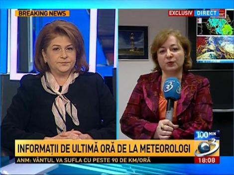 Românii vor resimţi vineri temperaturi de până la minus 20 de grade, din cauza vântului puternic, prognozează meteorologii